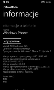 Lumia 625 Custom ROM