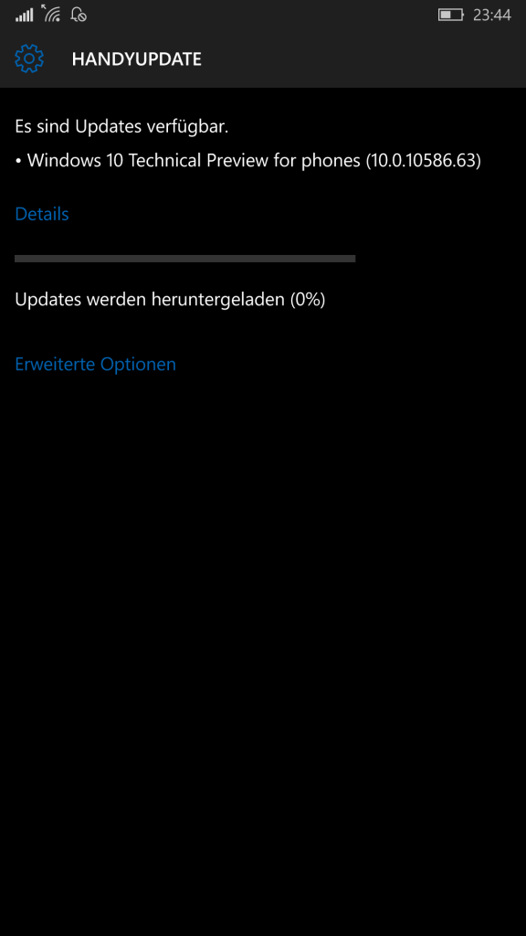 Windows 10 Mobile Insider Update