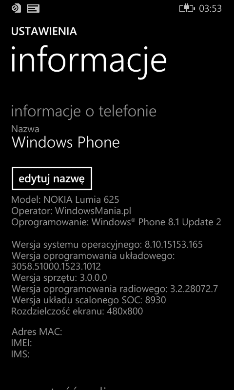 Lumia 625 Custom ROM verfügbar